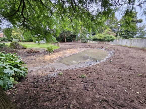 POND AND GARDEN RENOVATION IN NORFOLK
