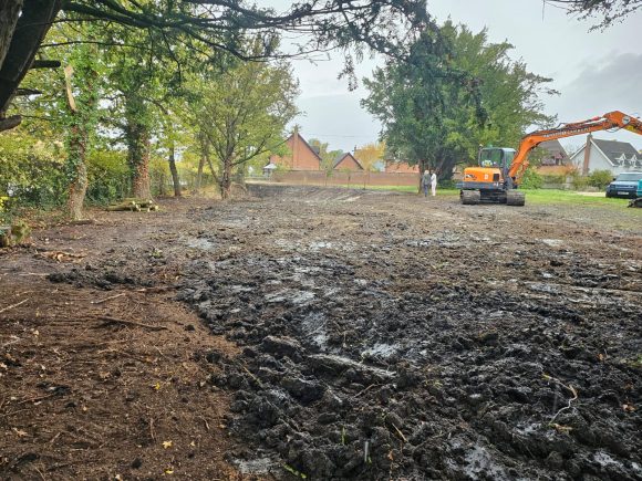 POND DESILTING & DITCH RE-PIPING